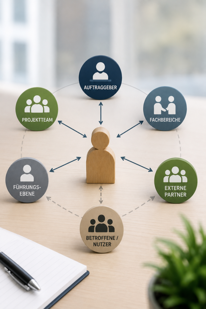 Stakeholdermanagement und Einflussnahme im Projekt