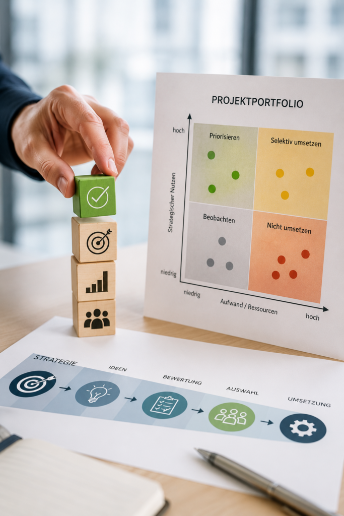 von der strategie zum projektportfolio – projekte gezielt auswählen und priorisieren von der strategie zum projektportfolio – projekte gezielt auswählen und priorisieren